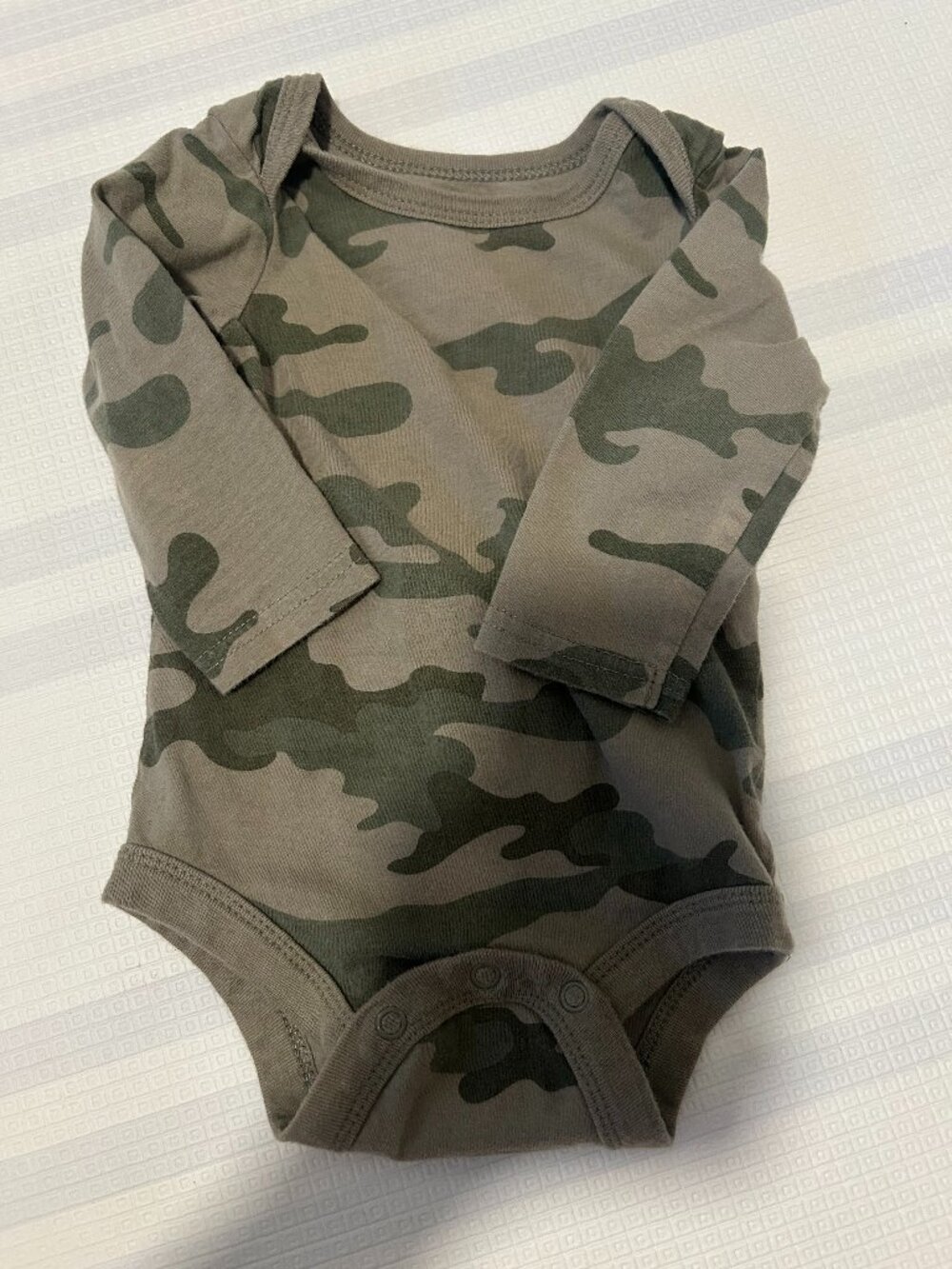 George Baby Bodysuit Camo Print